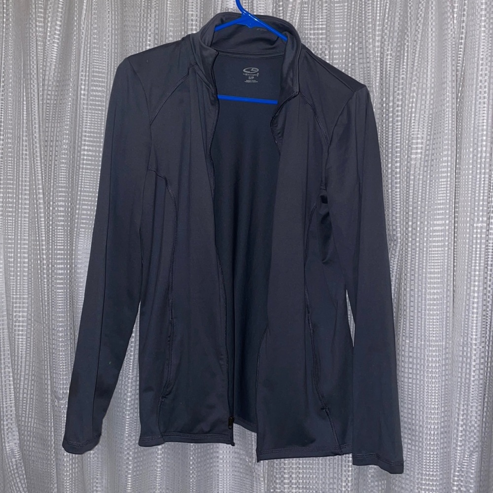 Dark grey athletic Champion zip up